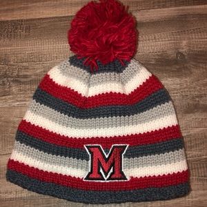 Adidas | Miami University pom-pom beanie